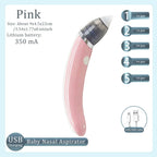 Rechargeable nasal and ear aspirator for children