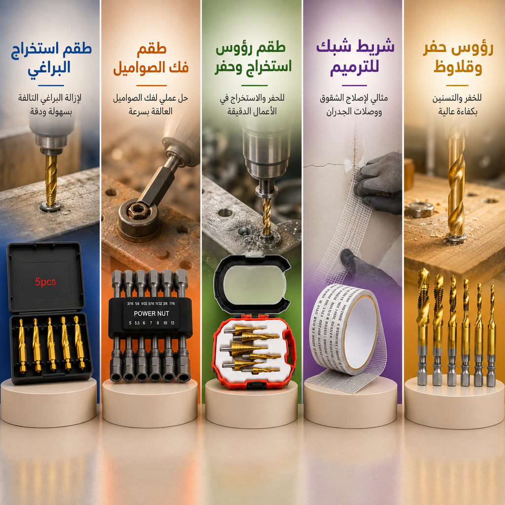 5-IN-1 DRILL & REPAIR TOOLS BUNDLE