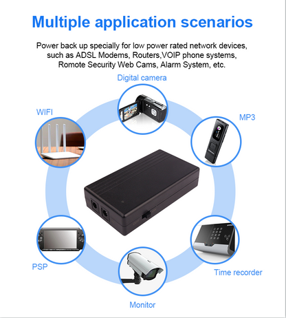 WGP Mini DC UPS 12V 2A for Routers and Network Devices