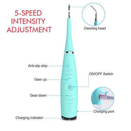 Rechargeable Electric Dental Cleaning Tool – 5 Intensity Levels