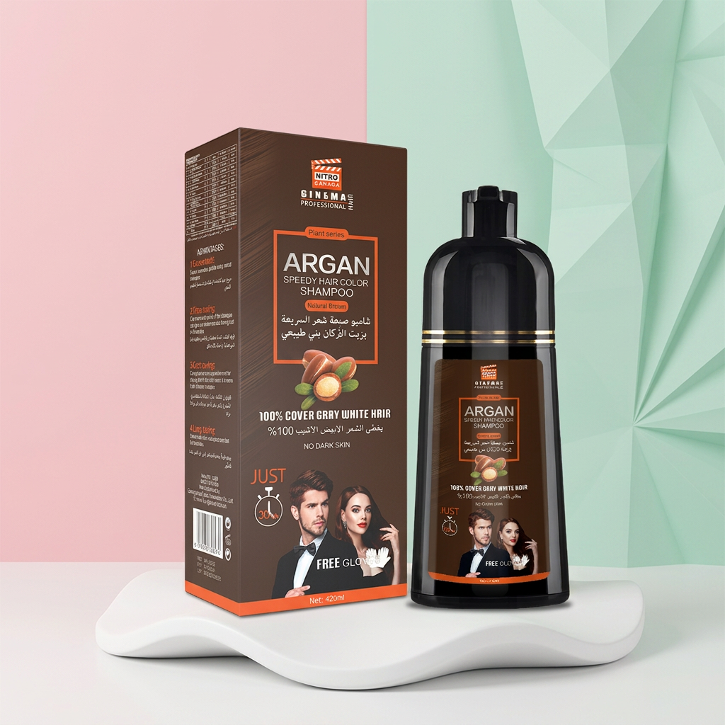 3 Pieces of Argan Speedy Hair Color Shampoo