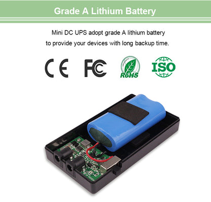 WGP Mini DC UPS 12V 2A for Routers and Network Devices