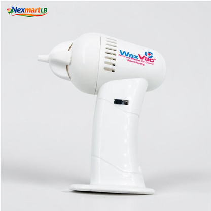 WaxVac Battery-Powered Ear Cleaner with 4 Soft Tips