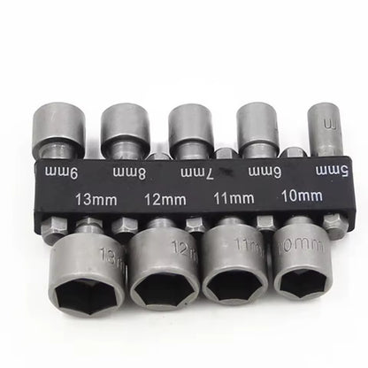 9PCS Hex Nut Socket Drill Adapter Set