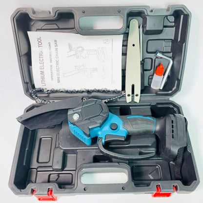6-Inch Cordless Electric Mini Chain Saw