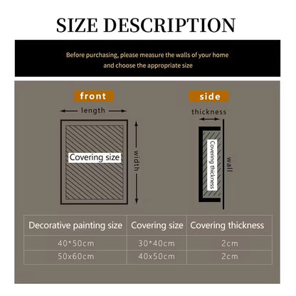 Decorative Electrical Panel Cover with Hinged Artwork